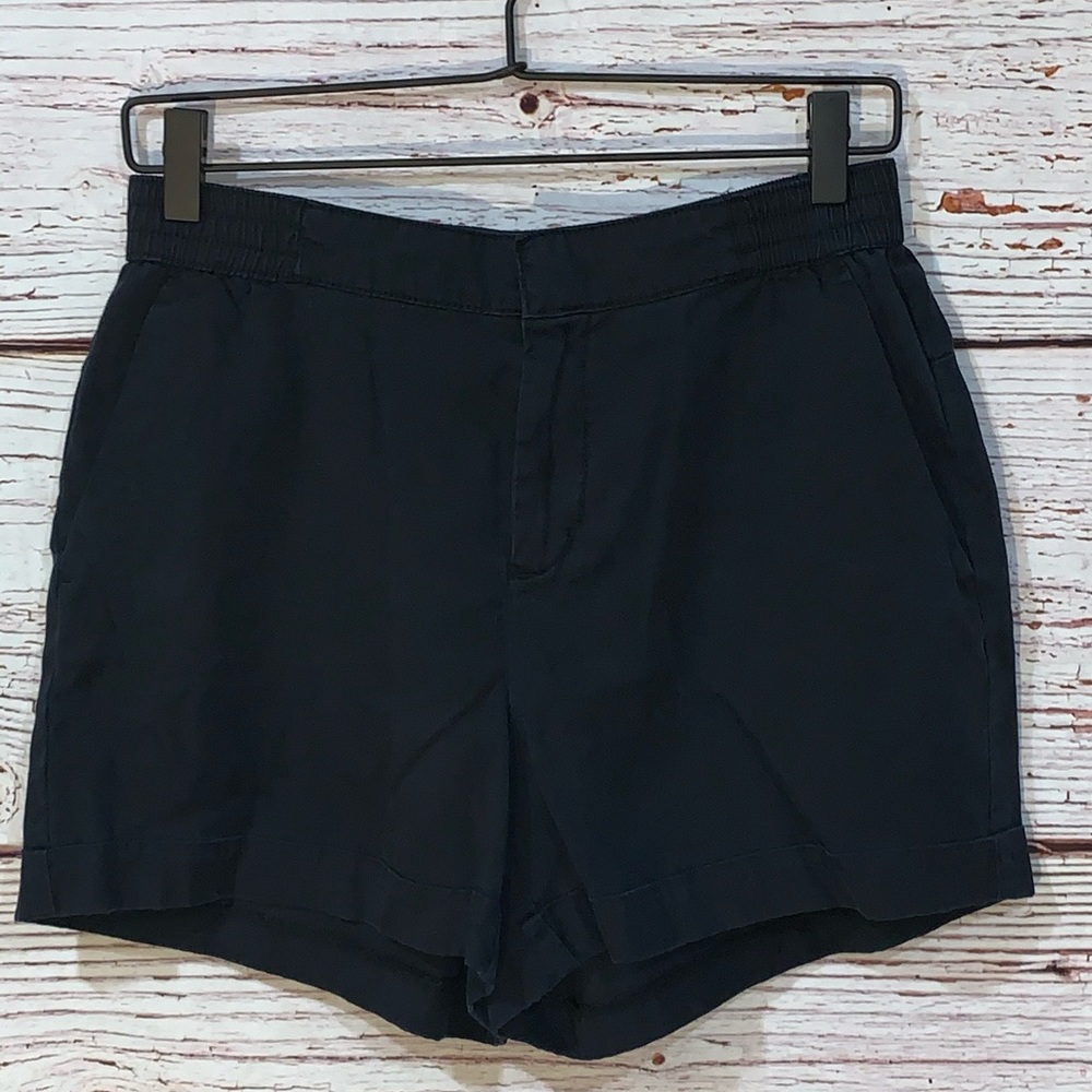A New Day Rolled Hem Shorts Dark Blue Size Small
